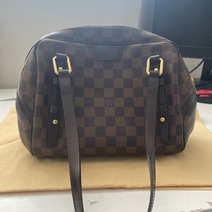 Louis Vuitton Rivington Shoulder Bag in Damier Ebene PM
